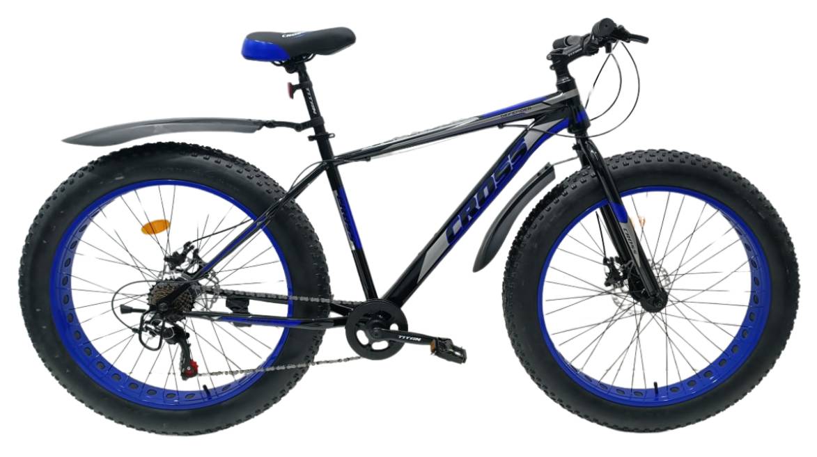 Фотографія Велосипед Cross Defender 26" размер L рама 19" (2024), Черно-синий